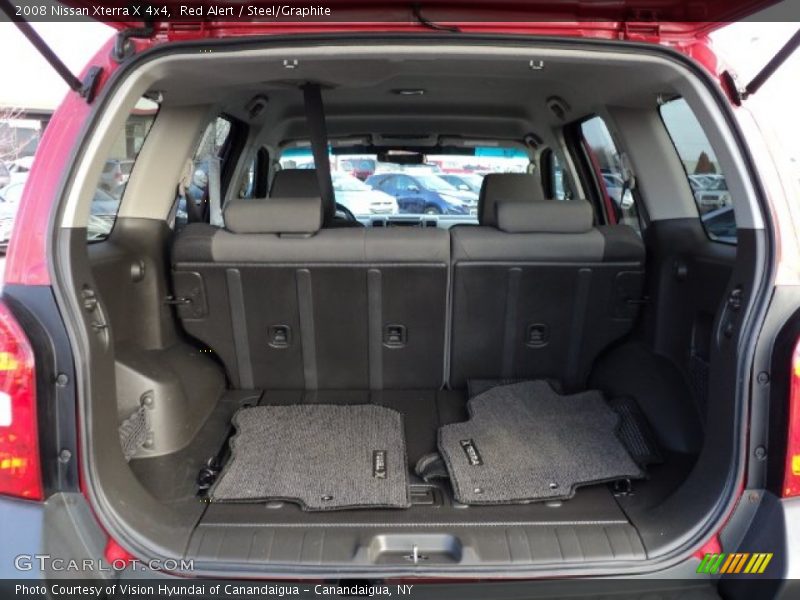 Red Alert / Steel/Graphite 2008 Nissan Xterra X 4x4