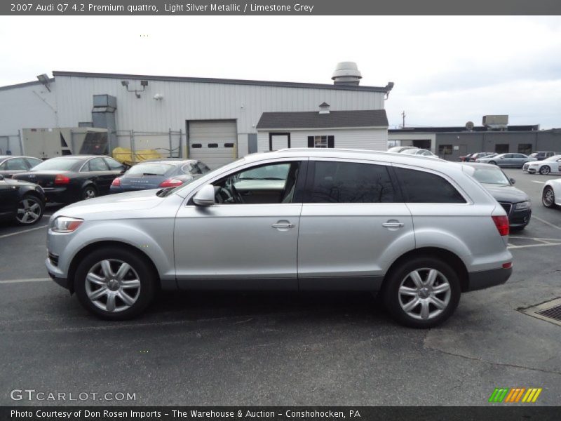 Light Silver Metallic / Limestone Grey 2007 Audi Q7 4.2 Premium quattro
