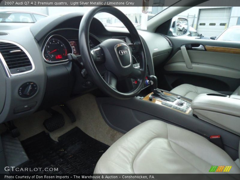 Light Silver Metallic / Limestone Grey 2007 Audi Q7 4.2 Premium quattro