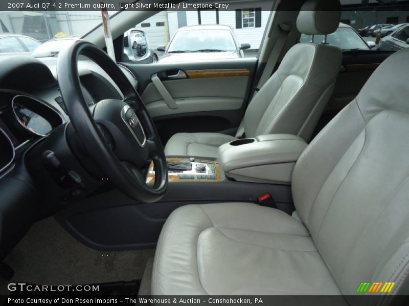 Light Silver Metallic / Limestone Grey 2007 Audi Q7 4.2 Premium quattro