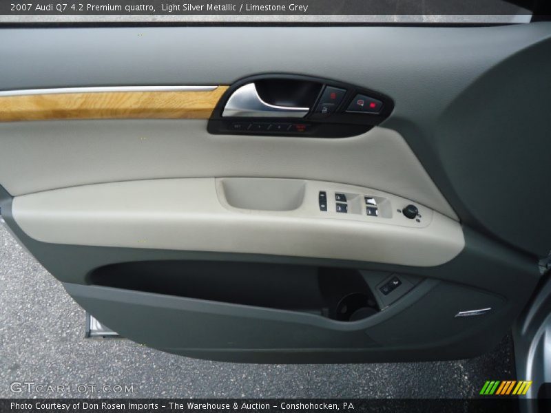 Light Silver Metallic / Limestone Grey 2007 Audi Q7 4.2 Premium quattro