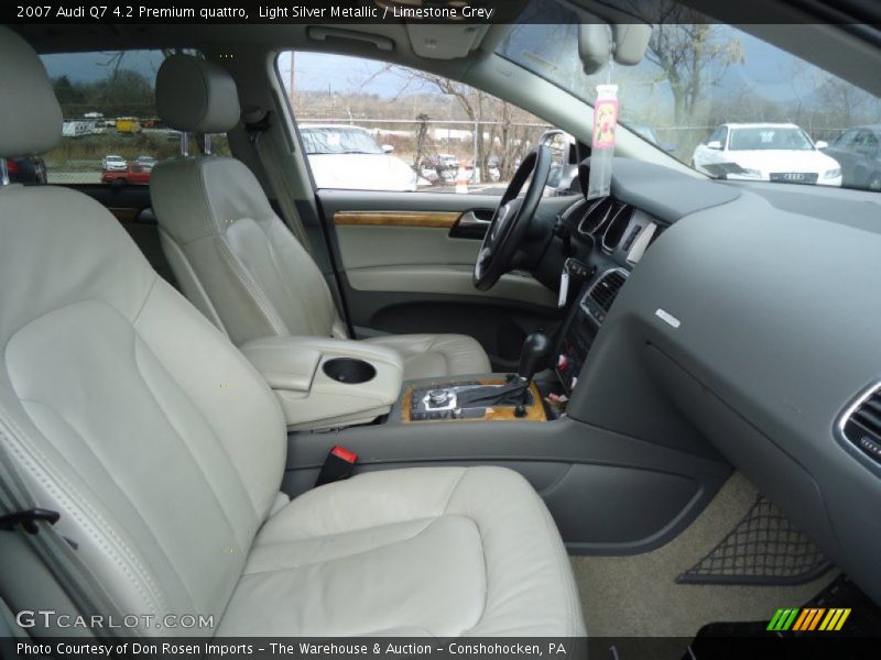 Light Silver Metallic / Limestone Grey 2007 Audi Q7 4.2 Premium quattro