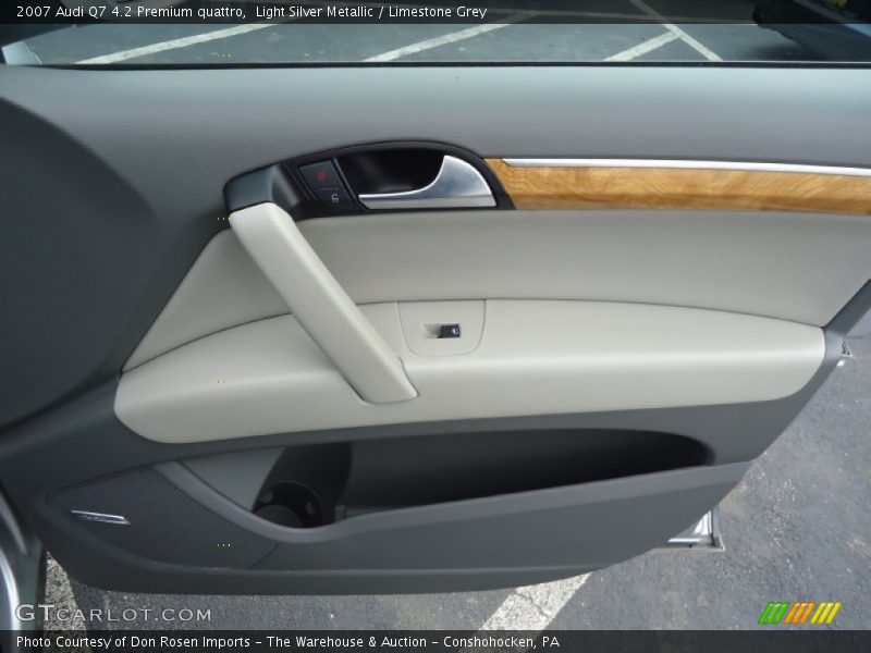Light Silver Metallic / Limestone Grey 2007 Audi Q7 4.2 Premium quattro