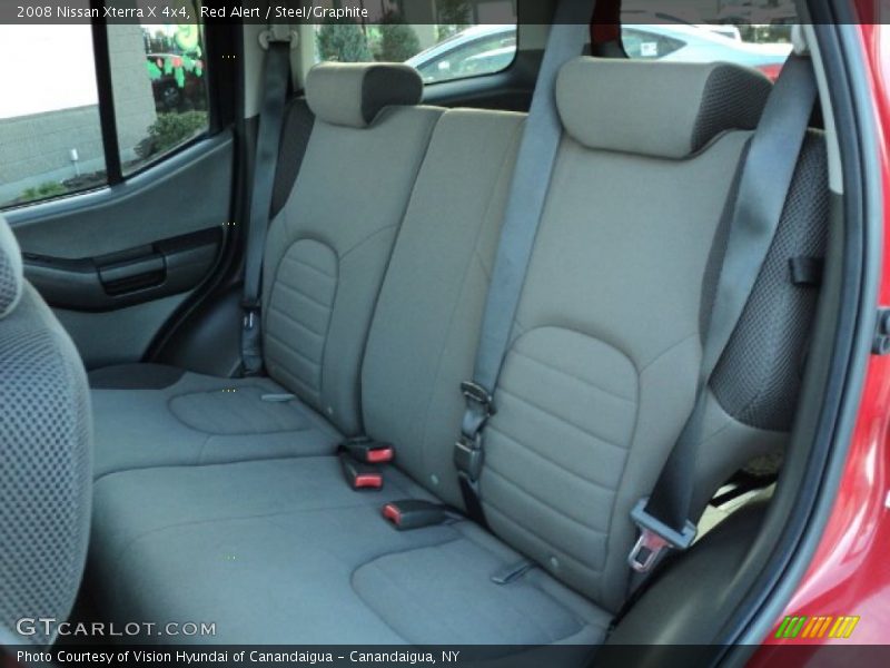 Red Alert / Steel/Graphite 2008 Nissan Xterra X 4x4