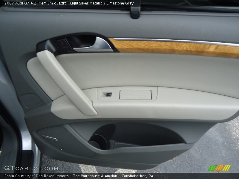 Light Silver Metallic / Limestone Grey 2007 Audi Q7 4.2 Premium quattro