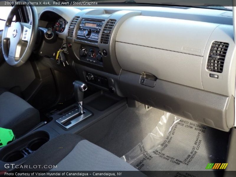 Red Alert / Steel/Graphite 2008 Nissan Xterra X 4x4