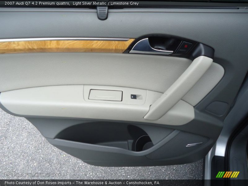 Light Silver Metallic / Limestone Grey 2007 Audi Q7 4.2 Premium quattro