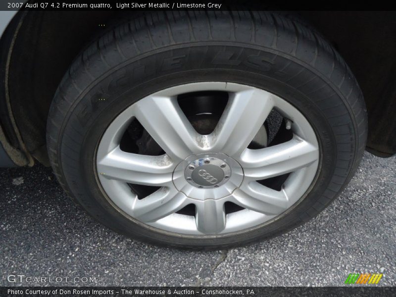 Light Silver Metallic / Limestone Grey 2007 Audi Q7 4.2 Premium quattro