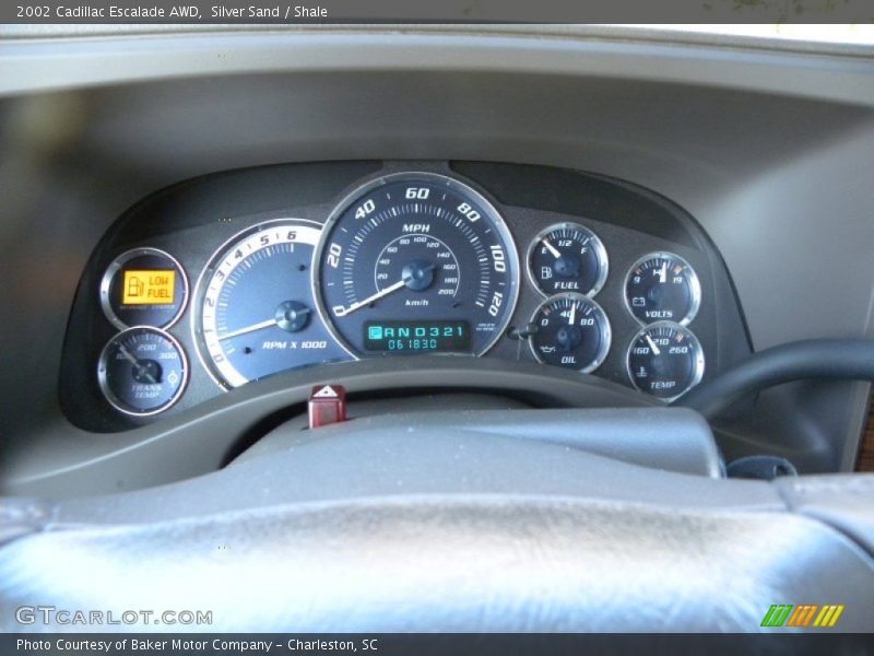  2002 Escalade AWD AWD Gauges