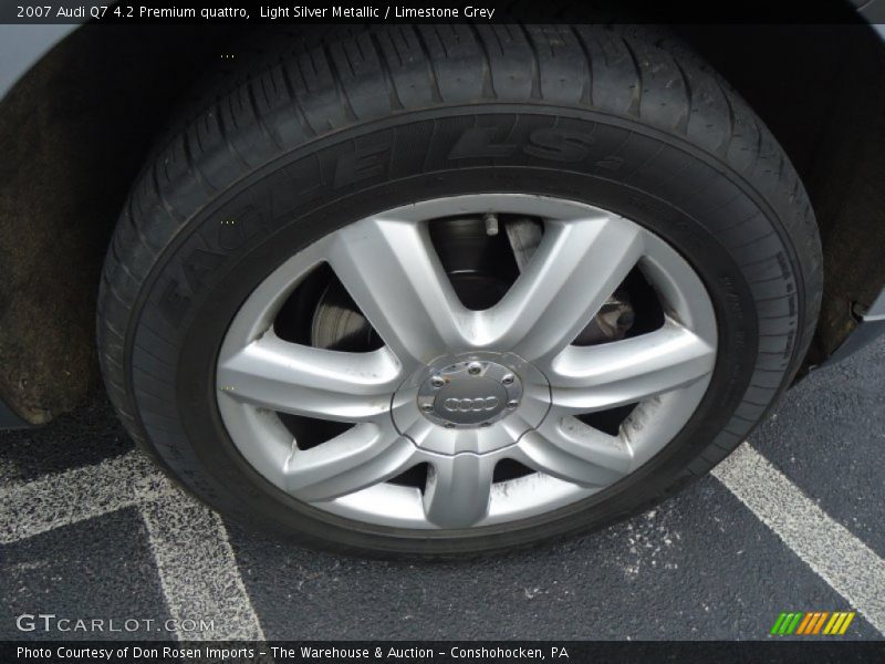Light Silver Metallic / Limestone Grey 2007 Audi Q7 4.2 Premium quattro