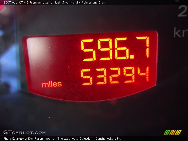 Light Silver Metallic / Limestone Grey 2007 Audi Q7 4.2 Premium quattro