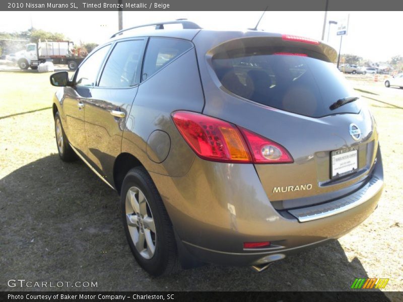 Tinted Bronze Metallic / Beige 2010 Nissan Murano SL