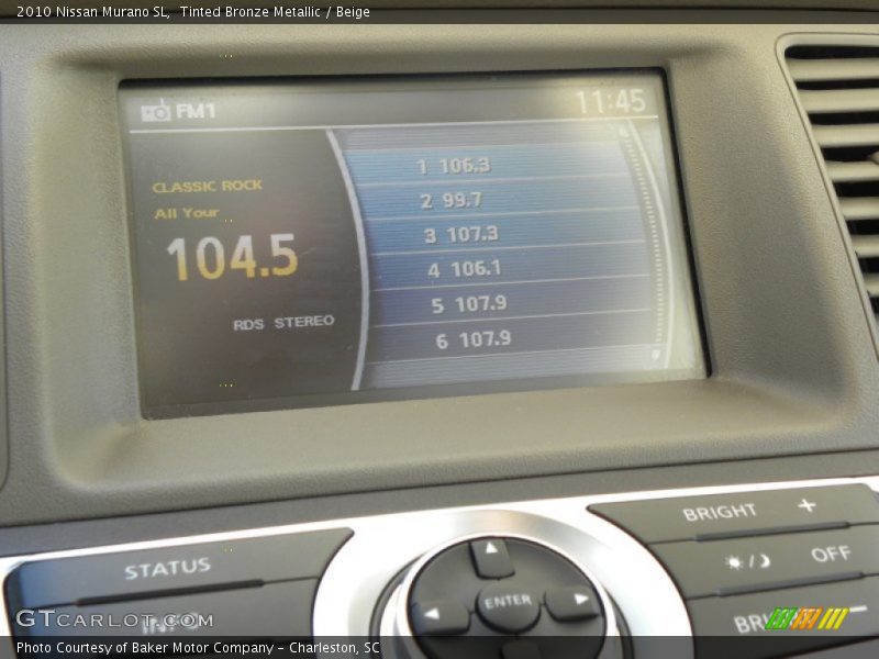 Tinted Bronze Metallic / Beige 2010 Nissan Murano SL