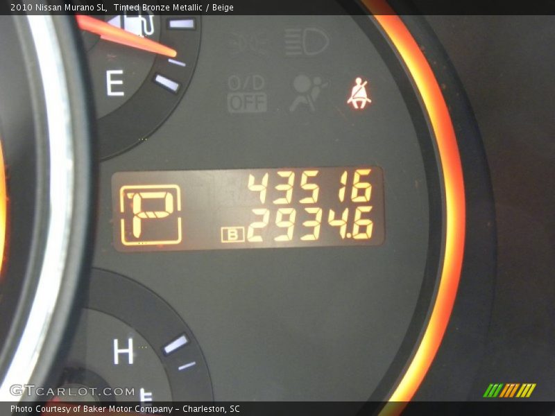 Tinted Bronze Metallic / Beige 2010 Nissan Murano SL