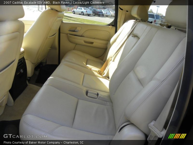 Black Raven / Cocoa/Light Cashmere 2007 Cadillac Escalade ESV AWD