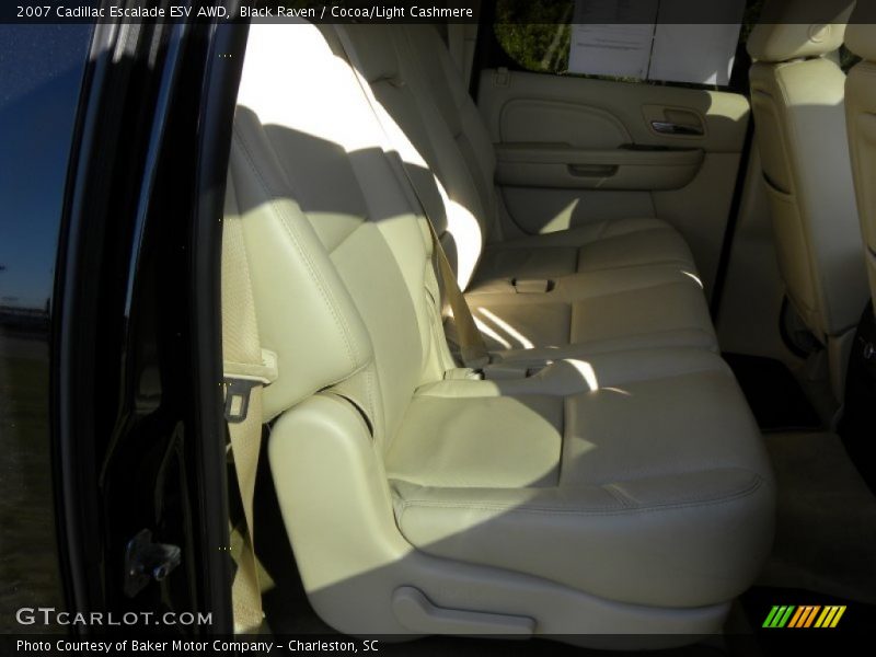 Black Raven / Cocoa/Light Cashmere 2007 Cadillac Escalade ESV AWD