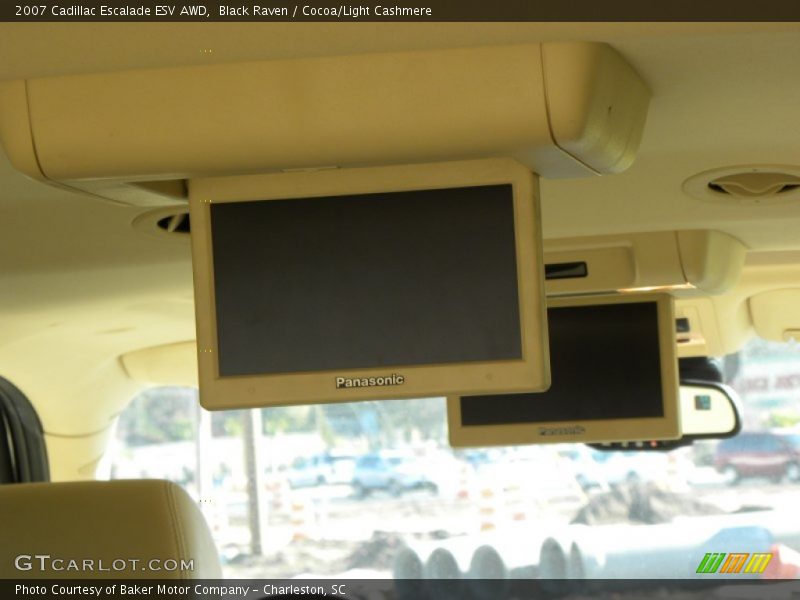 Black Raven / Cocoa/Light Cashmere 2007 Cadillac Escalade ESV AWD