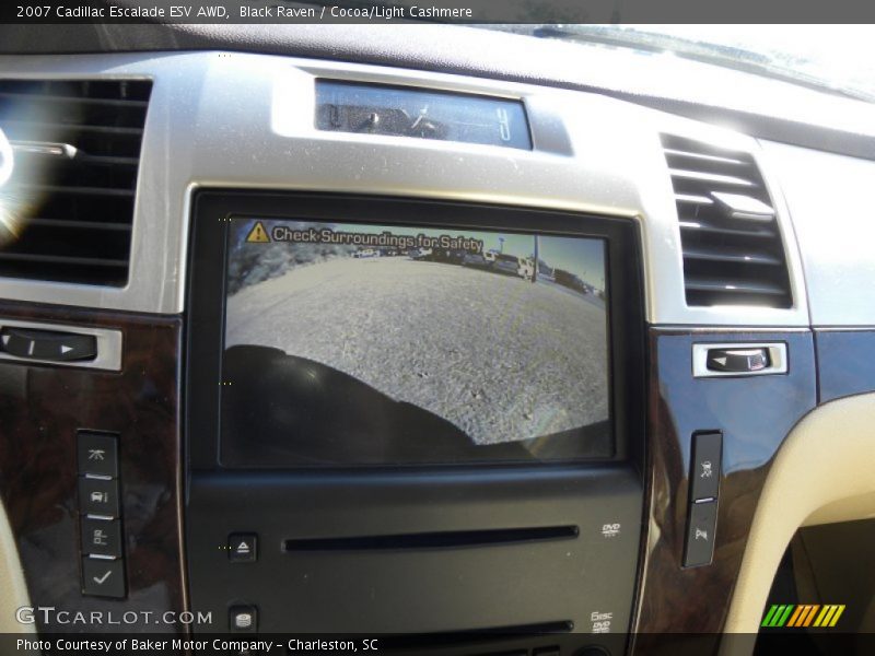 Black Raven / Cocoa/Light Cashmere 2007 Cadillac Escalade ESV AWD