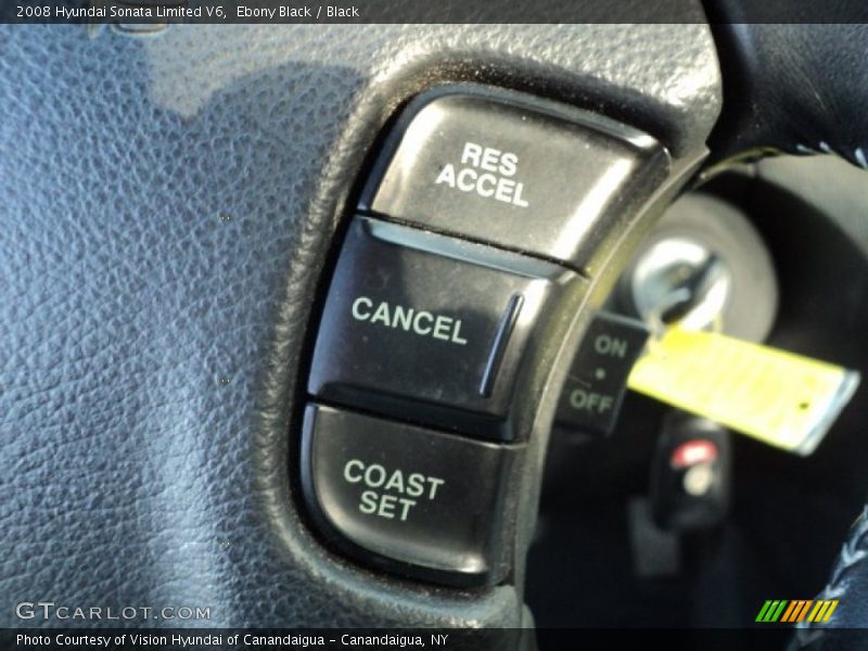 Ebony Black / Black 2008 Hyundai Sonata Limited V6
