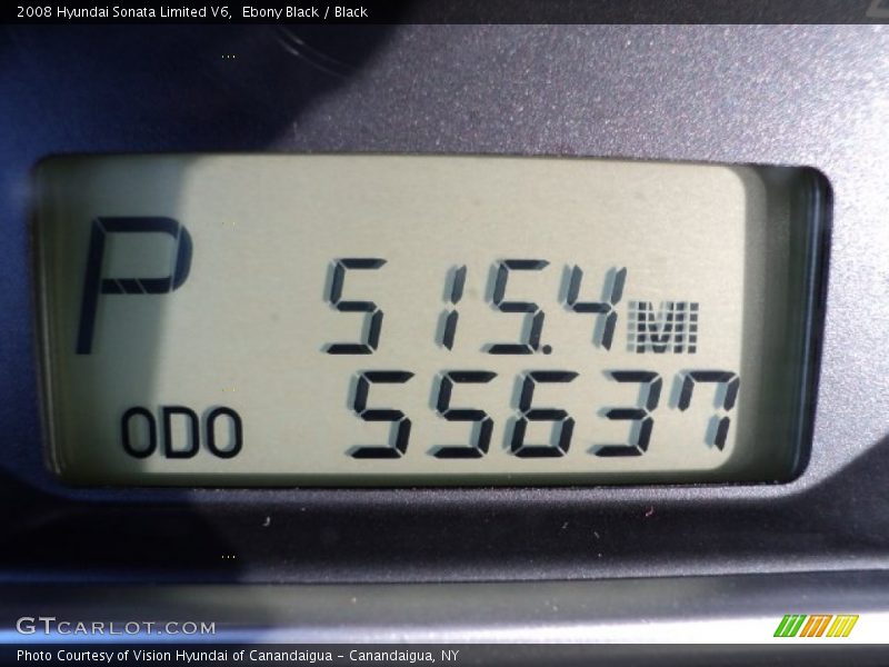 Ebony Black / Black 2008 Hyundai Sonata Limited V6