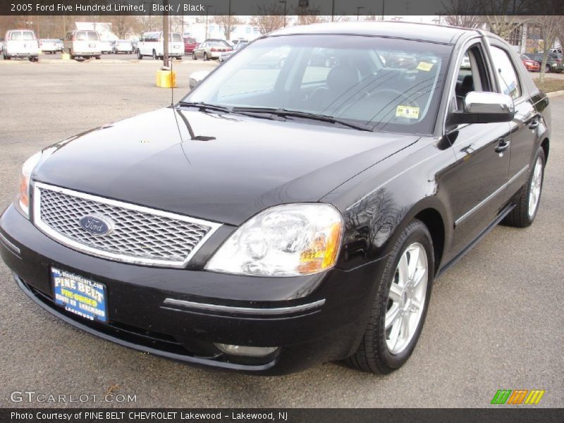 Black / Black 2005 Ford Five Hundred Limited