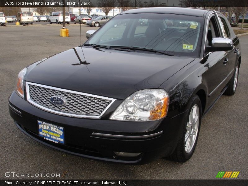 Black / Black 2005 Ford Five Hundred Limited