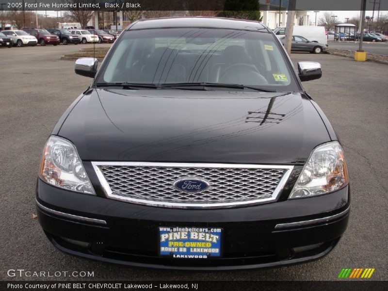 Black / Black 2005 Ford Five Hundred Limited
