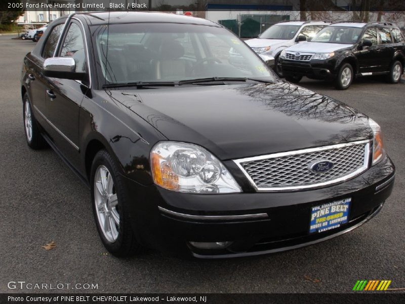 Black / Black 2005 Ford Five Hundred Limited