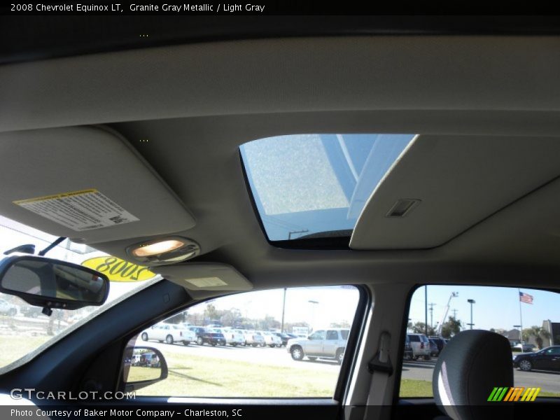 Granite Gray Metallic / Light Gray 2008 Chevrolet Equinox LT