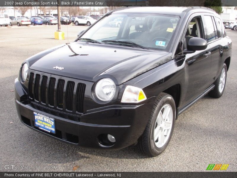 Black / Pastel Slate Gray 2007 Jeep Compass Sport 4x4