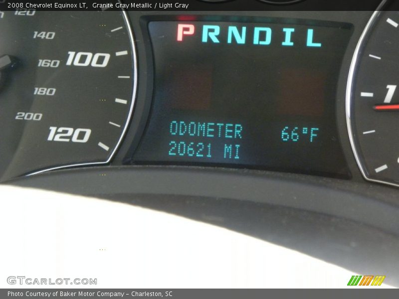 Granite Gray Metallic / Light Gray 2008 Chevrolet Equinox LT