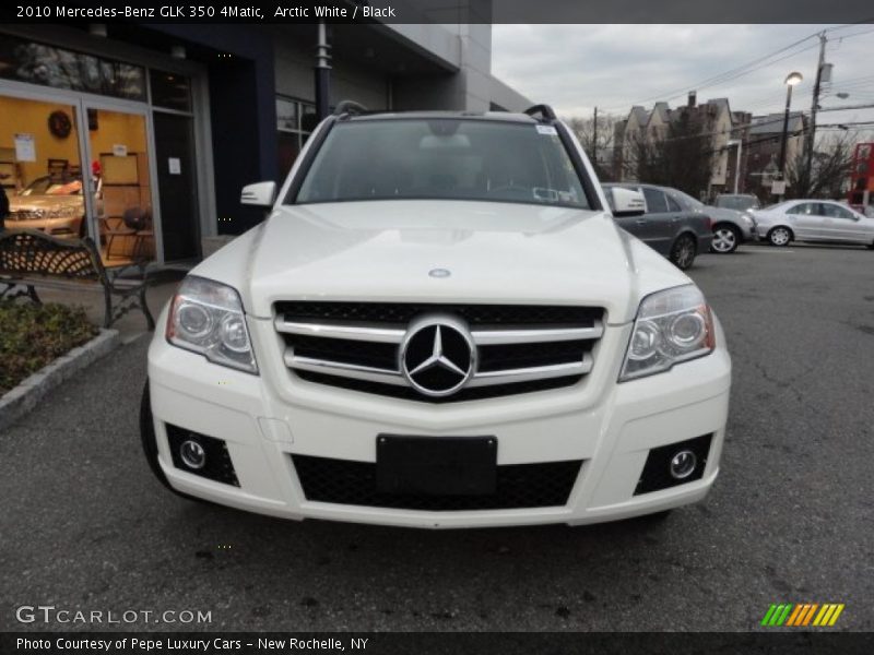 Arctic White / Black 2010 Mercedes-Benz GLK 350 4Matic