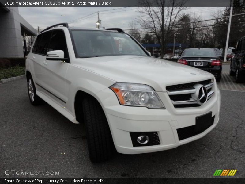 Arctic White / Black 2010 Mercedes-Benz GLK 350 4Matic