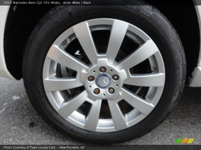 Arctic White / Black 2010 Mercedes-Benz GLK 350 4Matic