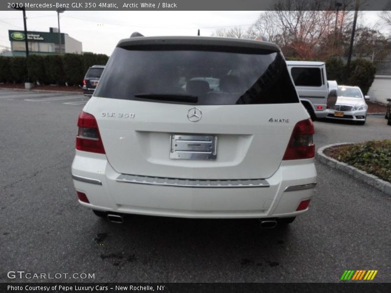 Arctic White / Black 2010 Mercedes-Benz GLK 350 4Matic