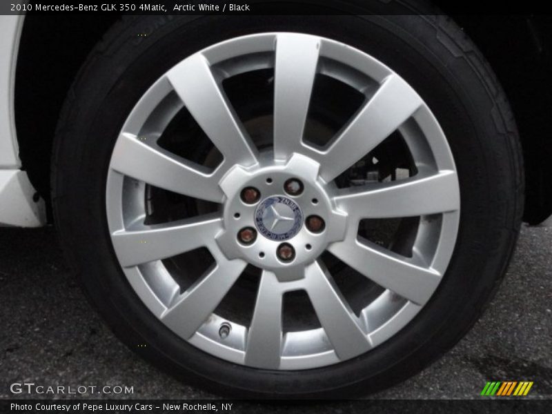 Arctic White / Black 2010 Mercedes-Benz GLK 350 4Matic