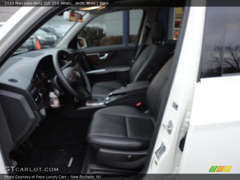 Arctic White / Black 2010 Mercedes-Benz GLK 350 4Matic