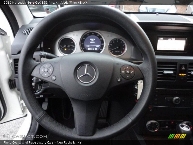 Arctic White / Black 2010 Mercedes-Benz GLK 350 4Matic