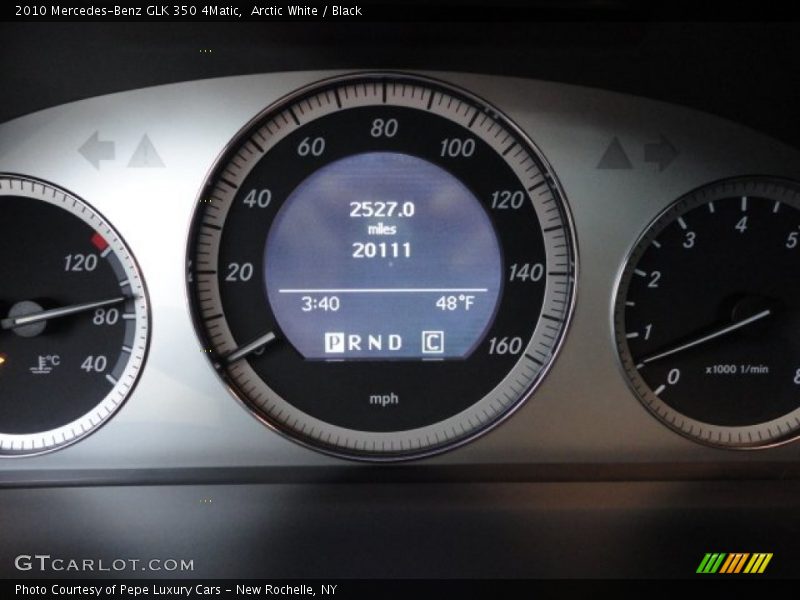 Arctic White / Black 2010 Mercedes-Benz GLK 350 4Matic