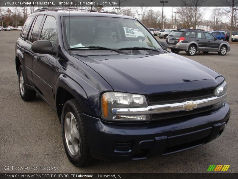 Imperial Blue Metallic / Light Gray 2008 Chevrolet TrailBlazer LS
