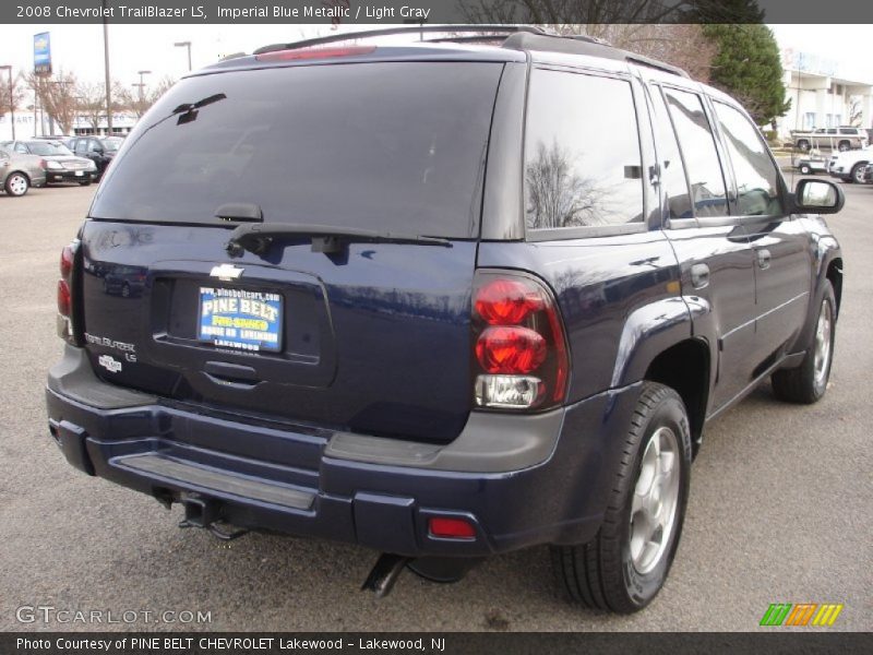 Imperial Blue Metallic / Light Gray 2008 Chevrolet TrailBlazer LS