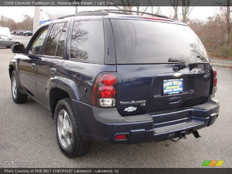 Imperial Blue Metallic / Light Gray 2008 Chevrolet TrailBlazer LS