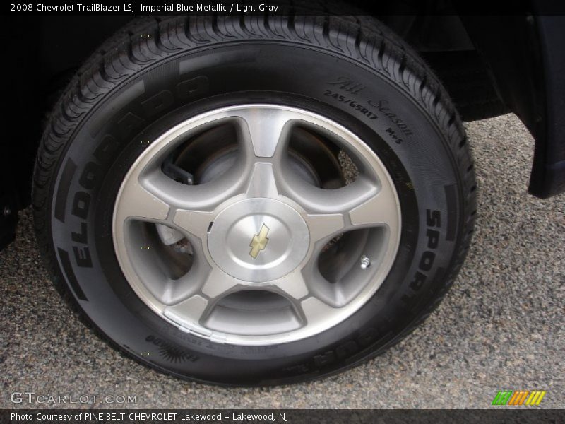Imperial Blue Metallic / Light Gray 2008 Chevrolet TrailBlazer LS