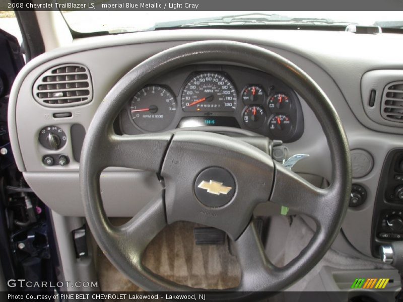Imperial Blue Metallic / Light Gray 2008 Chevrolet TrailBlazer LS