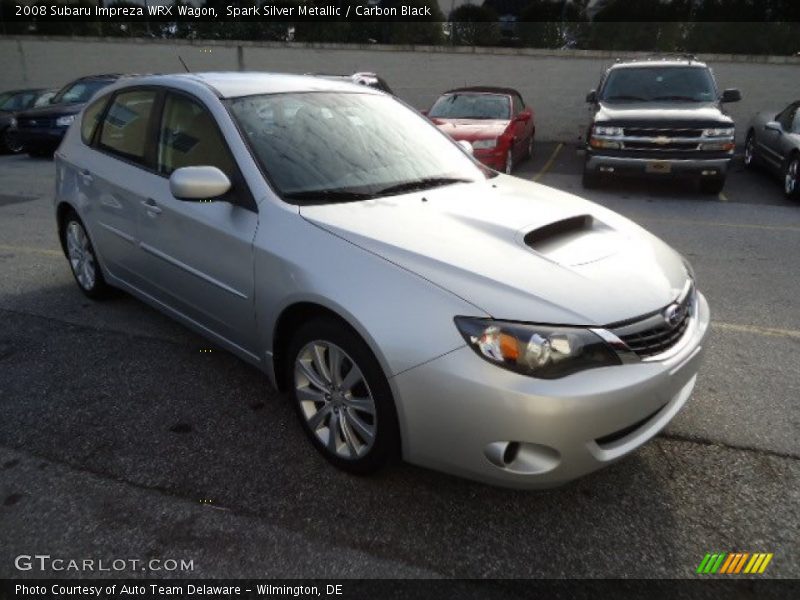 Spark Silver Metallic / Carbon Black 2008 Subaru Impreza WRX Wagon