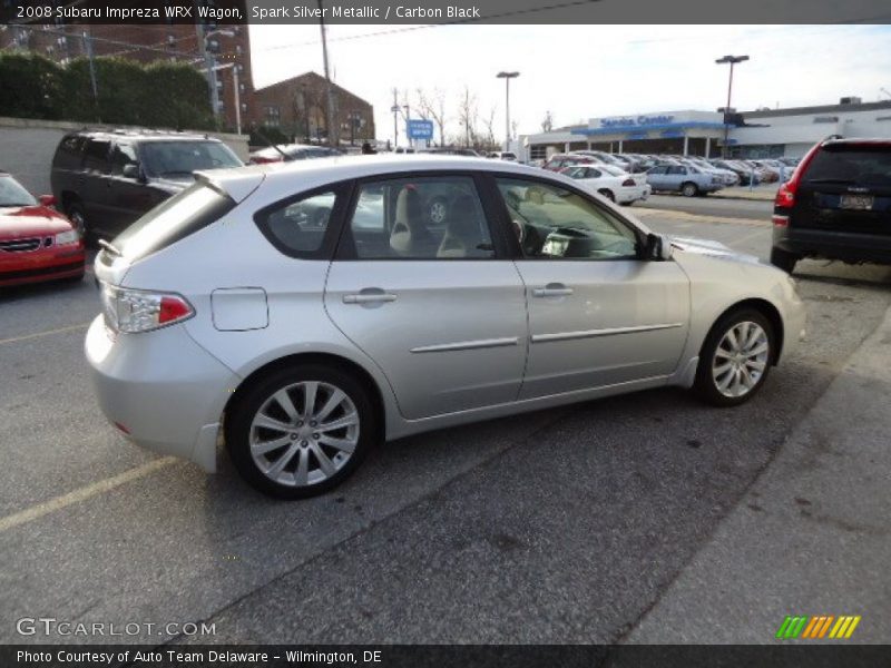 Spark Silver Metallic / Carbon Black 2008 Subaru Impreza WRX Wagon