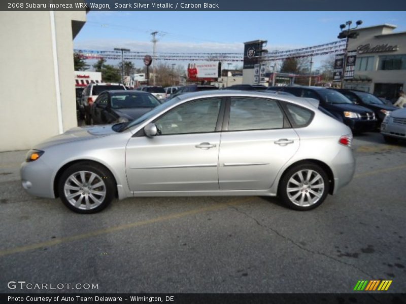 Spark Silver Metallic / Carbon Black 2008 Subaru Impreza WRX Wagon
