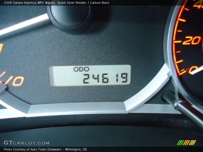 Spark Silver Metallic / Carbon Black 2008 Subaru Impreza WRX Wagon