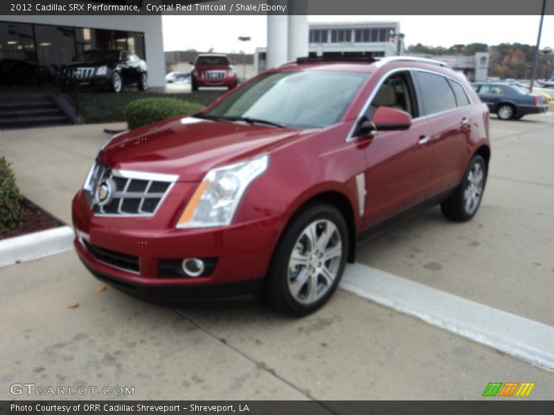 Crystal Red Tintcoat / Shale/Ebony 2012 Cadillac SRX Performance