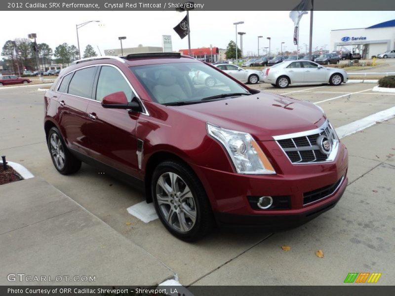 Crystal Red Tintcoat / Shale/Ebony 2012 Cadillac SRX Performance